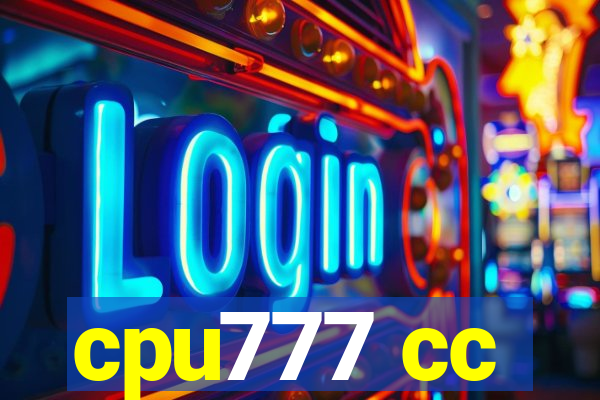 cpu777 cc